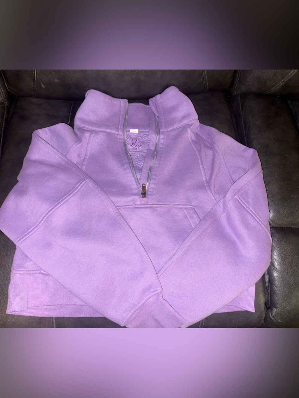 lululemon athletica Lavender Half-Zip Pullover